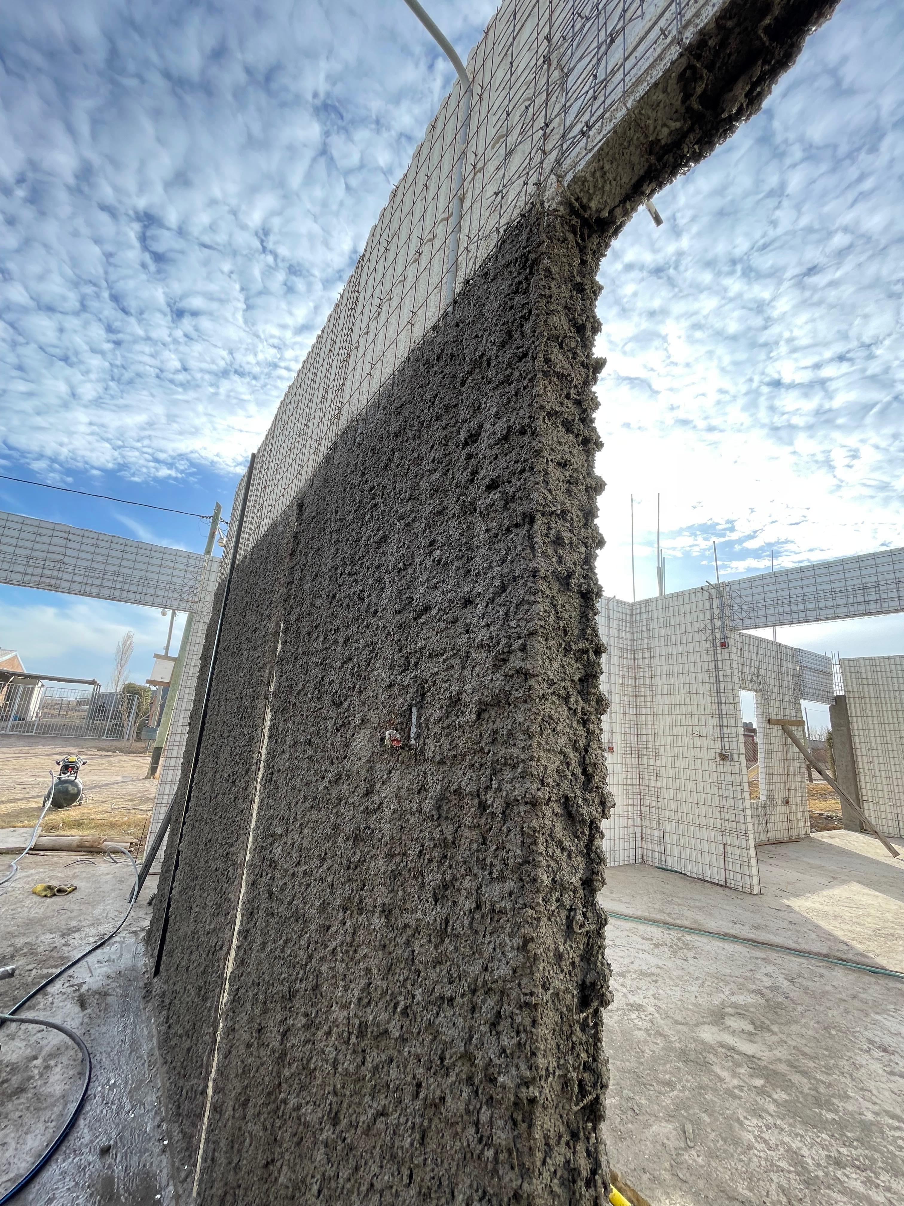 Pared en construcción